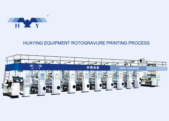 calidad  Computer Color Register Rotogravure Printing Machine Max Working Speed 185 m/min Solvent-based fábrica
